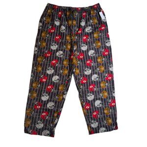 Joe Boxer Unisex Football Flannel Pajama Pants Size L NWT #1410